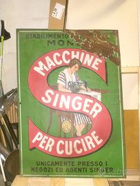 Insegna originale Singer 
