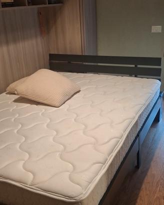 letto matrimoniale alla francese con materasso 