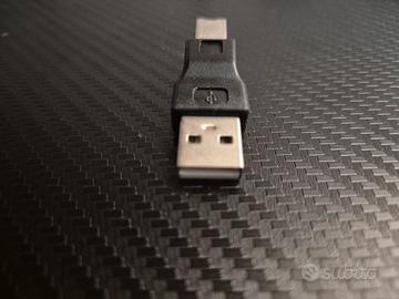 Adattatore USB Maschio A a USB maschio B
