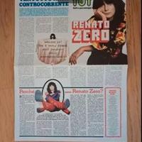 Renato Zero . Poster vari e rivista anni 1978-80