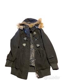 giacca pelliccia cappuccio felpa cappotto vintagee