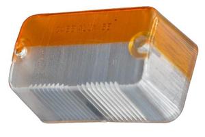 Vetro freccia Ape 50 prima serie bianco arancio