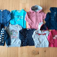 Lotto abbigliamento bambina invernale, 40pz, 86cm