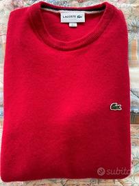 Maglione caldo Lacoste pura lana tg.3 S