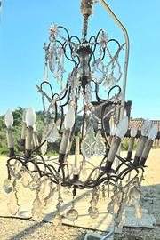 lampadario di cristallo