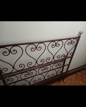 letto in ferro.120 cm