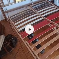 Rete da letto singola con motore