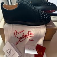 Christian Louboutin Sneakers Uomo Nere con Borchie
