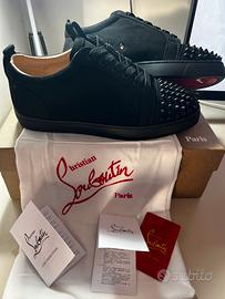 Christian Louboutin Sneakers Uomo Nere con Borchie