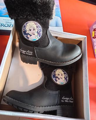 stivaletti con pelo frozen