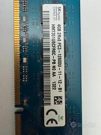 2 Banchi RAM DDR3 4GB 1600MHz Desktop