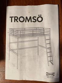 Letto rialzato modello TROMSO dell'IKEA
