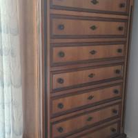 Camera da letto in noce del 1965