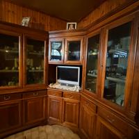 Sala da pranzo con tavolo e sedie anni 60/70