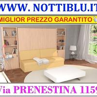 Letto a Scomparsa DOLLY ORIZ. 2p MATERASSO OMAGGIO