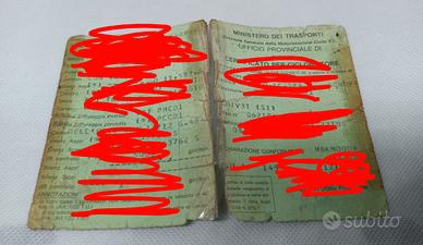 Piaggio Si epoca con  libretto originale 