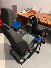Simulatore Thrustmaster completo