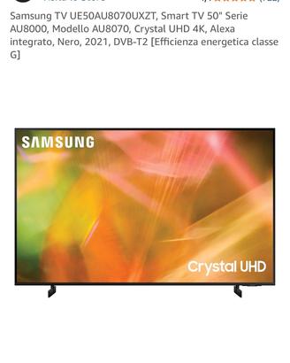 Tv Samsung 50 pollici crystal UHD 4K