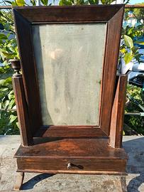 vecchio specchio da toeletta 