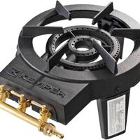 Kemper 104988 Fornellone in Ghisa, 3 rubinetti, 8,