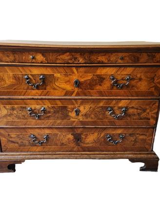 Canterano cassettone lombardo XVIII sec intarsiato