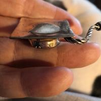 cappello tocco di laurea in argento 