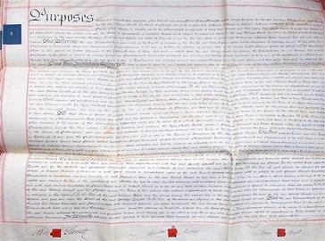 pergamena antica 1828 manoscritta