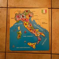 puzzle legno regioni italia