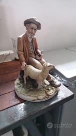 Centrotavola Capodimonte - pastore con pecora