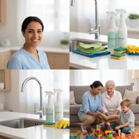 Addetto alla pulizia/ lavapiatti/ badante/ babysit