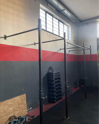 Rig doppia postazione rack squat artigianale