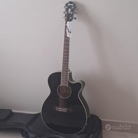 Chitarra elettroacustica  Ibanez AEG10II-BK