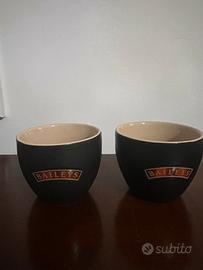 2 tazze Baileys in ceramica gres