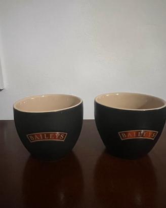 2 tazze Baileys in ceramica gres