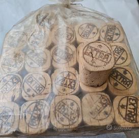 tappi in sughero varie dimensioni e tappi plastica