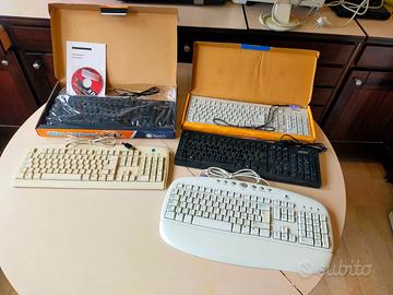 CINQUE TASTIERE:DUE USB E TRE PS/2, FUNZIONANTI