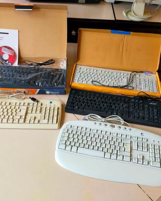 CINQUE TASTIERE:DUE USB E TRE PS/2, FUNZIONANTI