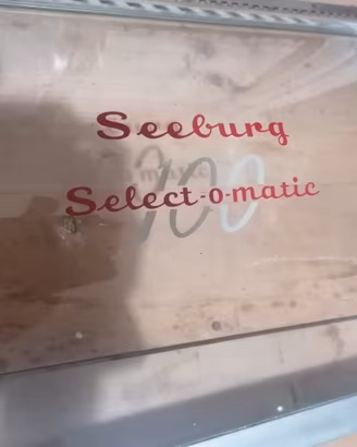 vetro per juke box seeburg selecto-matic 100