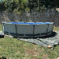 Piscina Steel Bestway Pro MAX + Telo di copertura