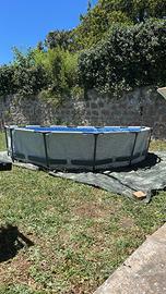 Piscina Steel Bestway Pro MAX + Telo di copertura