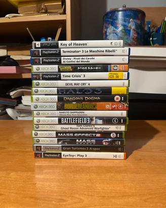 Lotto giochi xbox 360/ps2