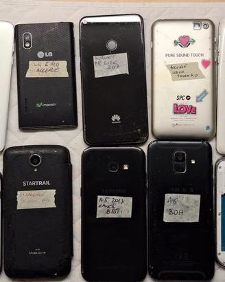 Lotto stock smartphone
