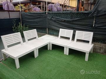 salottino da giardino 