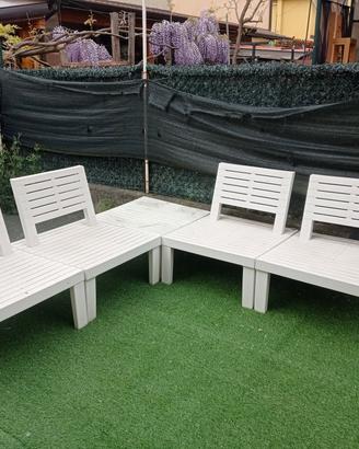 salottino da giardino 