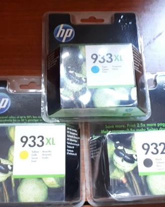 3 Cartucce HP 932 XL e 933 XL+Stampante A/3 HP7612