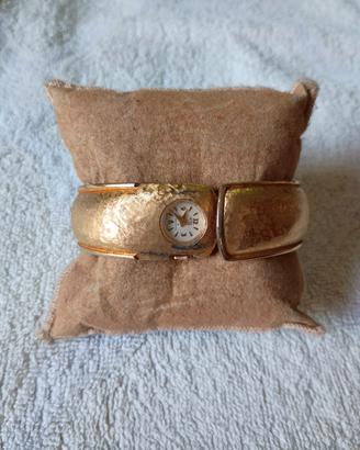 Raro orologio quadrante nascosto placcato oro