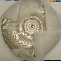 Centrotavola / vassoio / sottopiatto vetro NUOVO