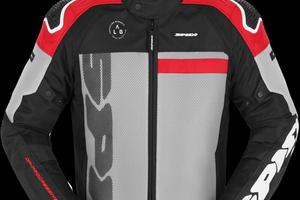 GIACCA SPIDI PROGRESSIVE NET WINDOUT NERO/ROSSO