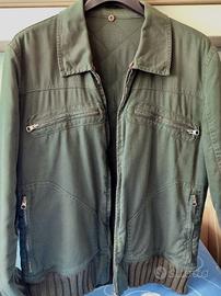 Giacca sportiva verde militare 