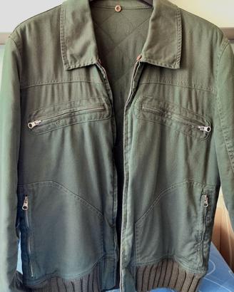 Giacca sportiva verde militare 